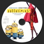 Minions blu-ray label