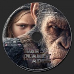 War For The Planet Of The Apes dvd label