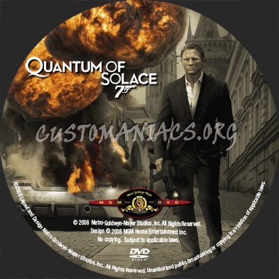 oona chaplin quantum of solace. Quantum of Solace dvd label