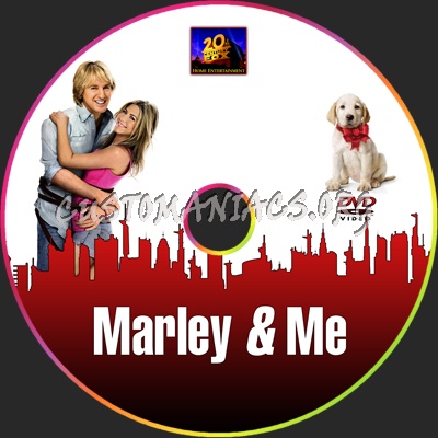 marley and me dvd. Marley amp; Me dvd label