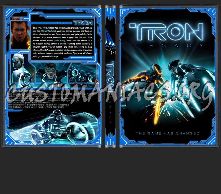 tron legacy dvd cover art. Tron / Tron Legacy dvd cover