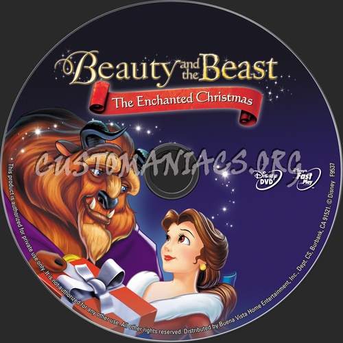 Beauty and the Beast dvd label