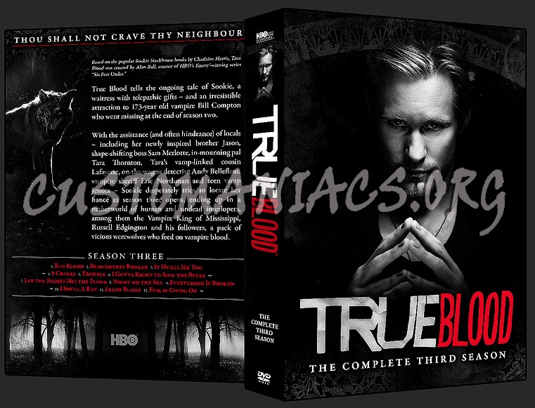 true blood season 3 cover. True Blood - Season 3 dvd