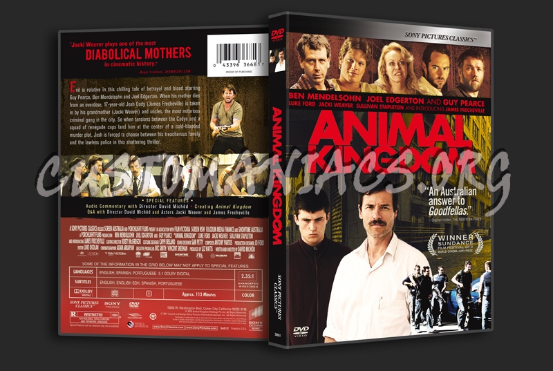 animal kingdom dvd cover. Animal Kingdom dvd cover. The quot;Customaniacs.orgquot; WATERMARK wil only be shown