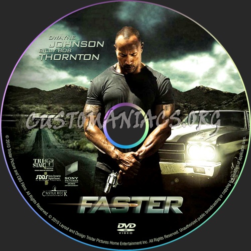 DVD cover or label of Faster - DVD Covers & Labels by Customaniacs, 
