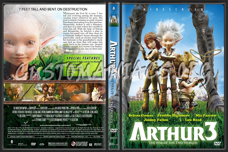 arthur 3 dvd. Arthur 3 The War of