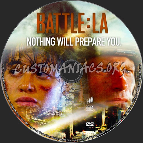 lucas till battle la. Battle: Los Angeles dvd label