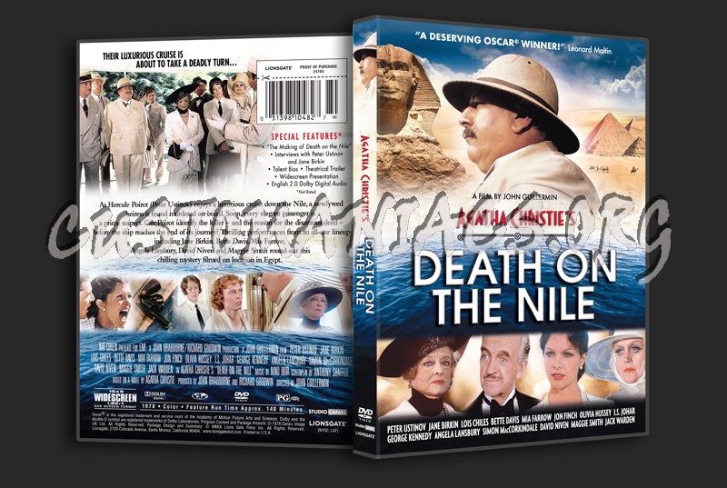 Agatha Christie's Death on the Nile dvd cover - DVD Covers & Labels by