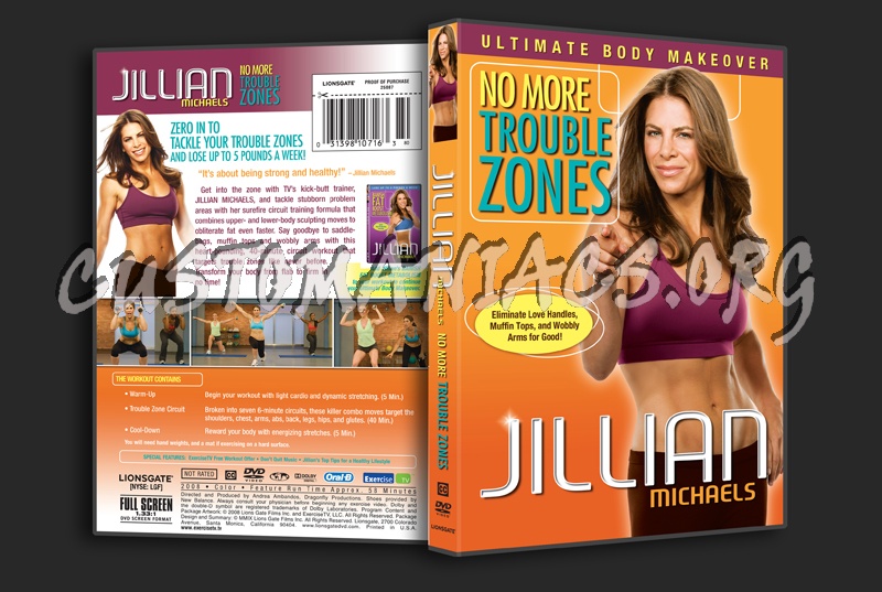 Jillian Michaels No More Trouble Zones dvd cover