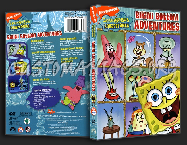 Spongebob Bikini Bottom Adventures dvd cover
