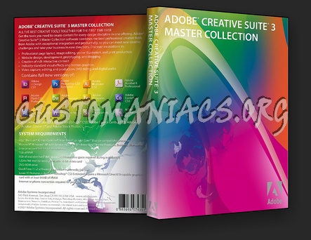 Adobe Creative Suite 3 - Master Collection dvd cover - DVD Covers