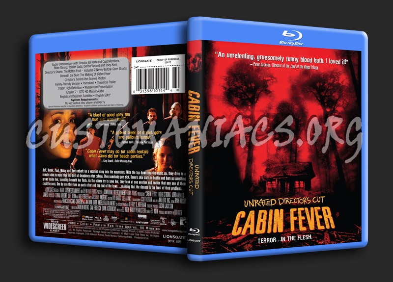 Cabin Fever Blu Ray Cover Dvd Covers And Labels By Customaniacs Id 165335 Free Download