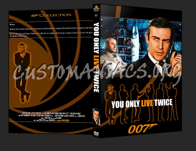 007 James Bond - You Only Live Twice dvd cover - DVD ...