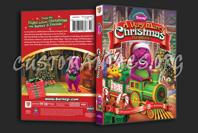 Barney A Very Merry Christmas The Movie dvd cover - DVD Covers ...