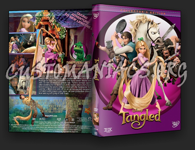 Tangled tangled dvd cover art. Tangled