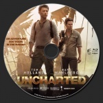 Uncharted (2022) blu-ray label