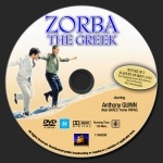 Zorba The Greek dvd label