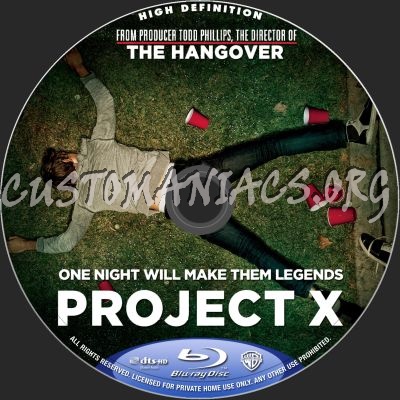 Project X Blu-ray