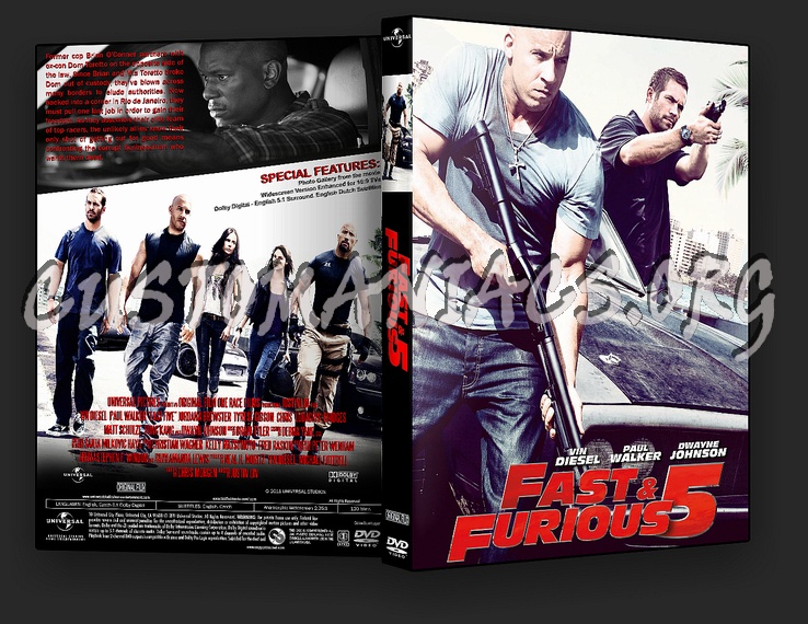 Fast Five dvd cover
