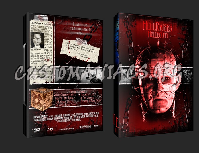 Halloween Friday the 13th Nightmare On Elm Street Hellraiser dvd cover DVD 