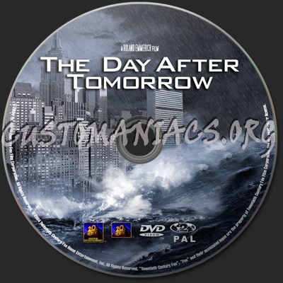 The Day After Tomorrow dvd label - DVD Covers & Labels by Customaniacs