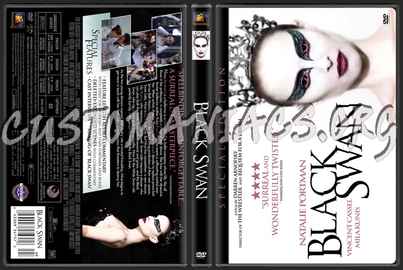 Black Swan (2010) WS R1 CUTOM Cd DVD Cover. If the images do not load