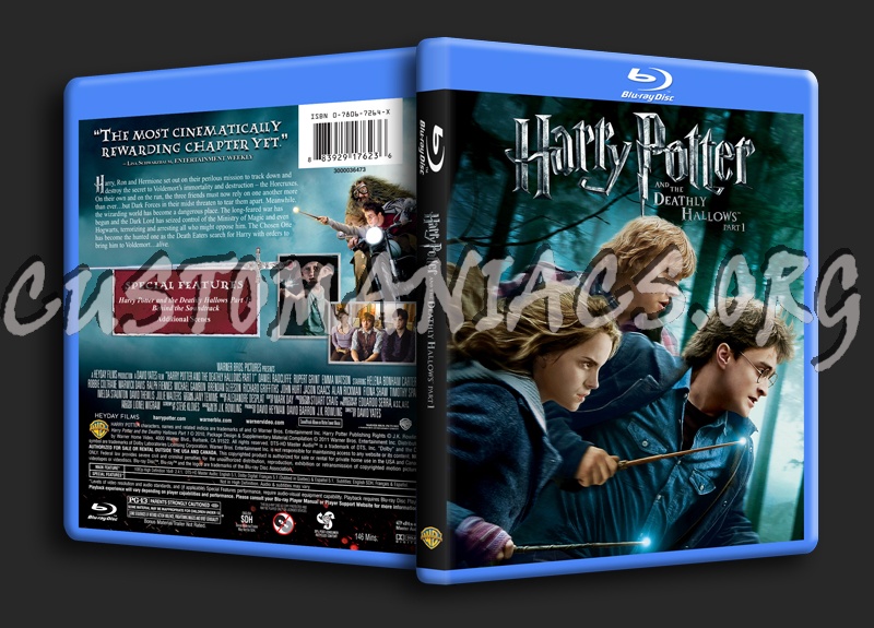 harry potter and the deathly hallows part 1 blu ray cover. Harry Potter and the Deathly