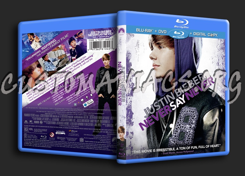 justin bieber never say never 2011 dvd cover. house Justin Bieber Never Say