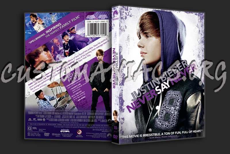 Justin Bieber: Never Say Never justin bieber never say never dvd cover. Justin Bieber: Never Say Never