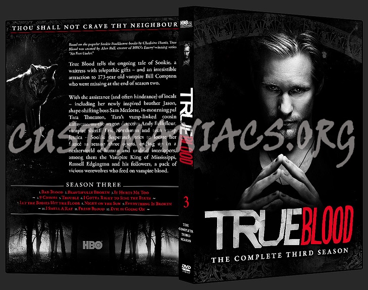 True Blood - Season 3 true blood season 3 dvd cover. True Blood - Season 3