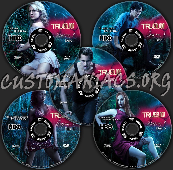 true blood season 3 dvd cover. True Blood Season 3