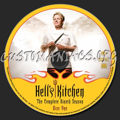 Hellkitchen Seasonwinner on Hell S Kitchen Season 9 Dvd Label