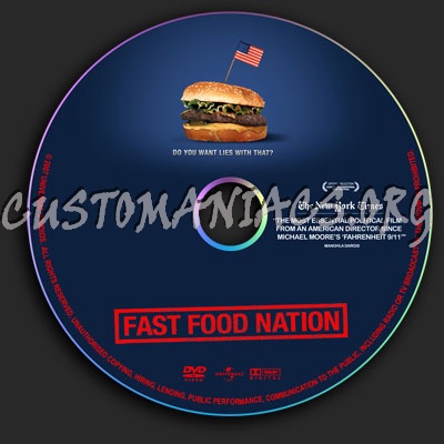 Fast Food Nation on Fast Food Nation Dvd Label