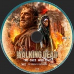 The Walking Dead The Ones Who Live Season 1 blu-ray label