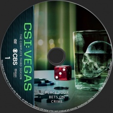 CSI Vegas Season 3 dvd label
