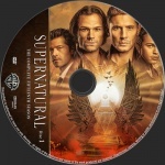 Supernatural Season 15 dvd label