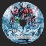 Ghostbusters: Frozen Empire blu-ray label