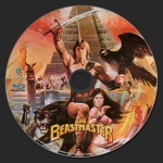 The Beastmaster blu-ray label