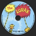 The Lorax dvd label