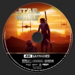 Star Wars: The Force Awakens 4K blu-ray label
