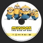 Minions: The Rise of Gru dvd label