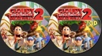 Cloudy with a chance of Meatballs 2 (2D+3D) blu-ray label