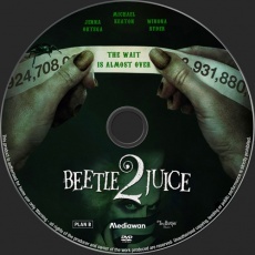 Beetlejuice 2 dvd label