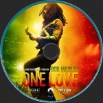 Bob Marley:One Love blu-ray label