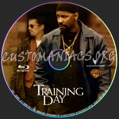 Training Day blu-ray label