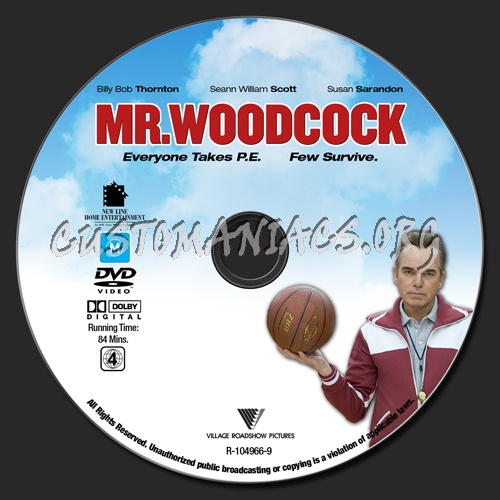 Mr. Woodcock dvd label