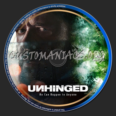 Unhinged (2020) blu-ray label