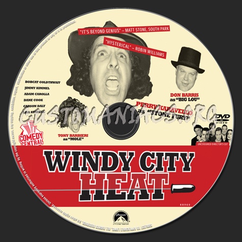 Windy City Heat (2003) dvd label