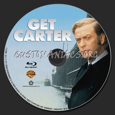 Get Carter blu-ray label