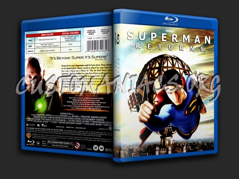 Superman Returns blu-ray cover